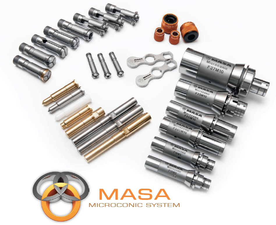 Masa Tool Microconic workholding cartridges collets CNC swiss lathe turning workholding